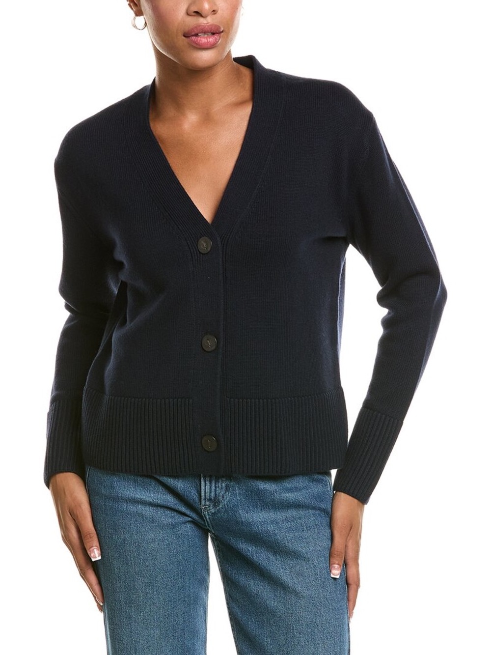 Vince Women's Shrunken Weekend Wool-Blend Cardigan